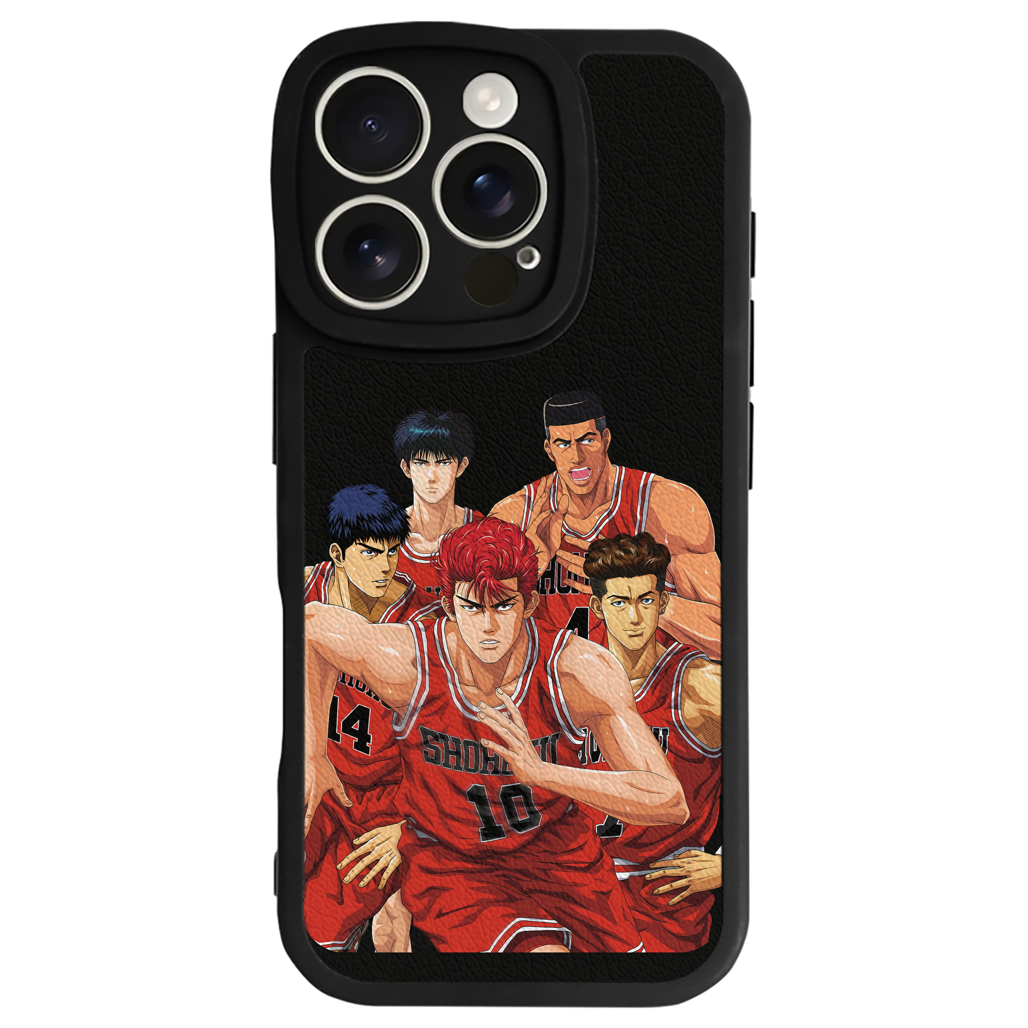 （画像用） SLAM DUNK／スラムダンク 【iPhone 16シリーズ対応】シリコンスマホケース（レザー調） 材質：シリコン